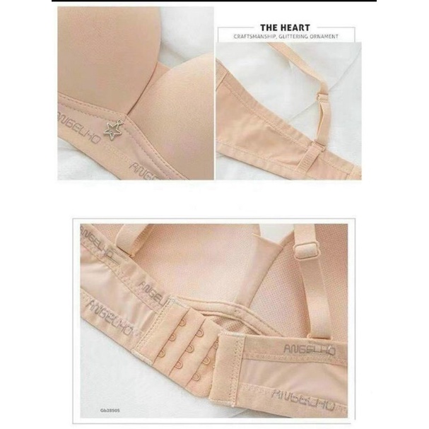 Áo lót su mịn, đệm mỏng,  không gọng mã 3285 size 34-40