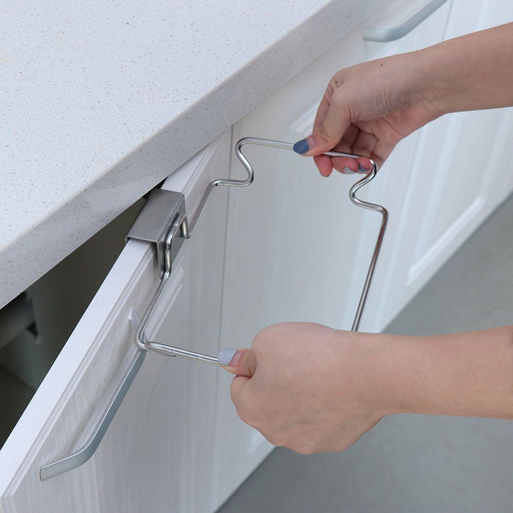 Giá Treo Túi Rác Gắn Cửa Tủ Chén Tiện Lợi