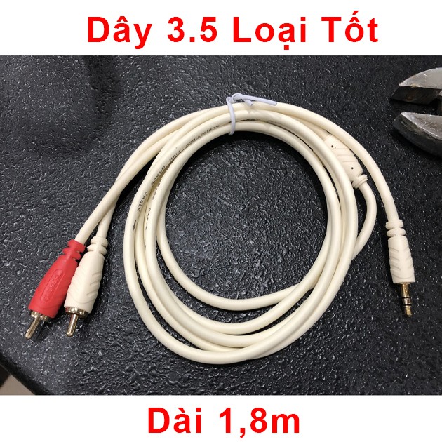 Dây Tín Hiệu 3,5mm ra 1 đầu av ( 1,8m )