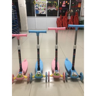 XE TRƯỢT SCOOTER NHỰA THĂNG BẰNG 3 BÁNH PHÁT SÁNG _HÀNG CHẤT LƯỢNG CAO_AN TOÀN CHO BÉ.