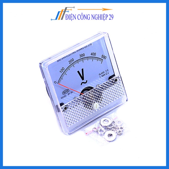 Đồng hồ đo vôn kế xoay chiều BEW 8x8x3.5Cm