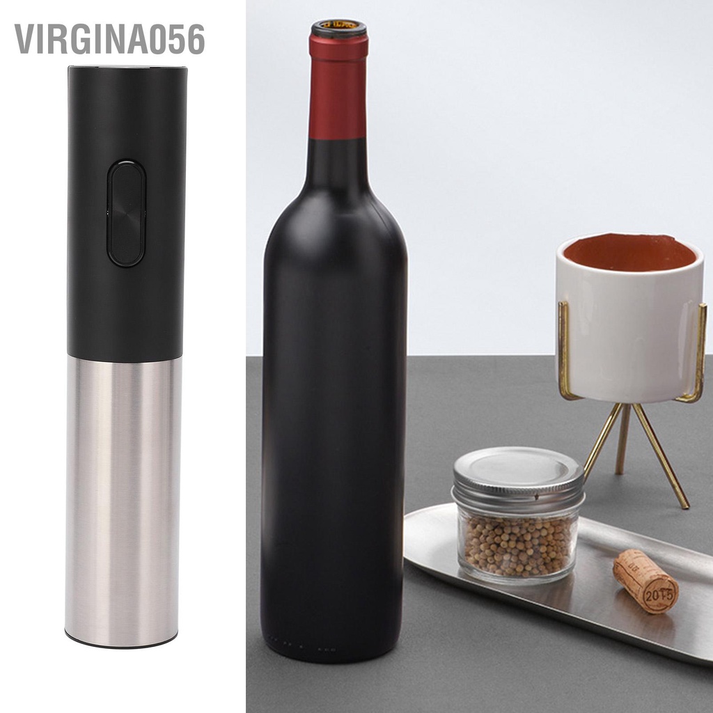 Virgina056 Bộ vặn vít điện Độ ồn thấp Dụng cụ mở chai tự động cầm tay với máy cắt giấy thiếc cho tiệc cưới tại nhà