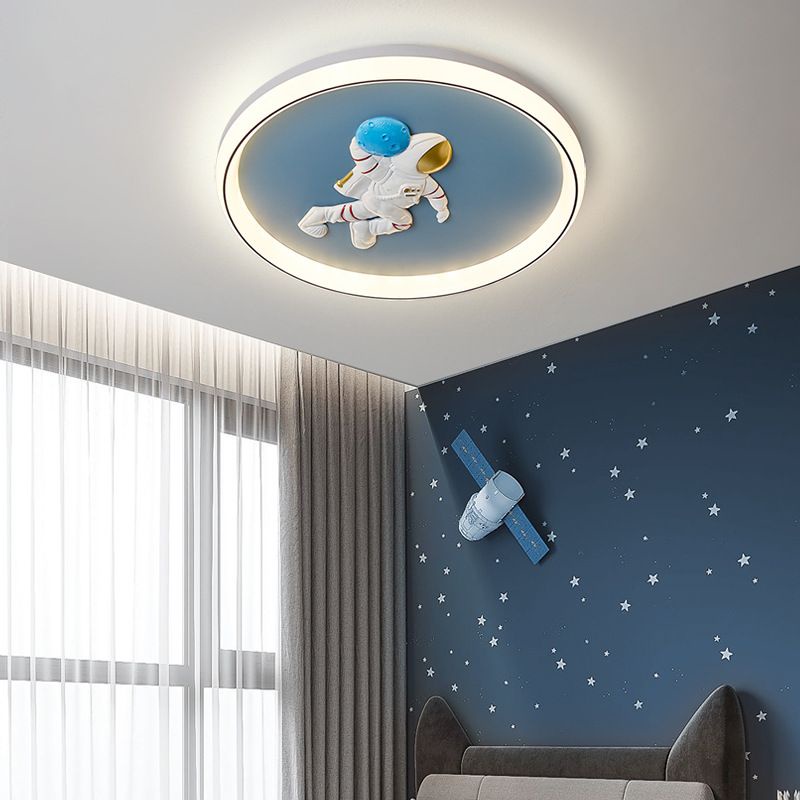 Đèn ốp trần phòng trẻ em hình phi hành gia