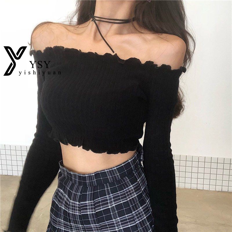 💓Áo croptop trễ vai | BigBuy360 - bigbuy360.vn