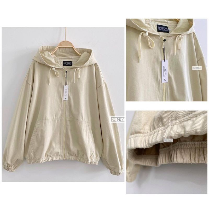 (FREESHIP) ❤ ÁO KHOÁC KAKI 1 LỚP THE BASIC KIỂU HOODIE | BigBuy360 - bigbuy360.vn