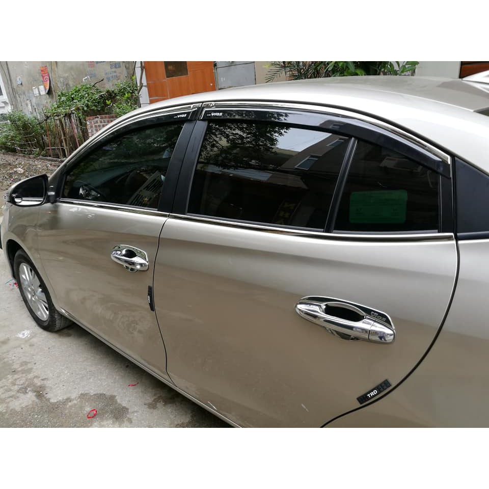 FULL BỘ VIỀN KHUNG KÍNH CONG VIOS + NẸP CHÂN KÍNH VIOS  2019 2020 2021 2022