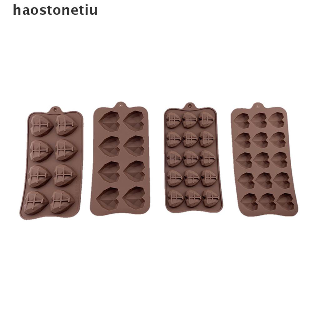 Khuôn Silicone Làm Bánh Kẹo Hình Trái Tim 15 Ngăn
