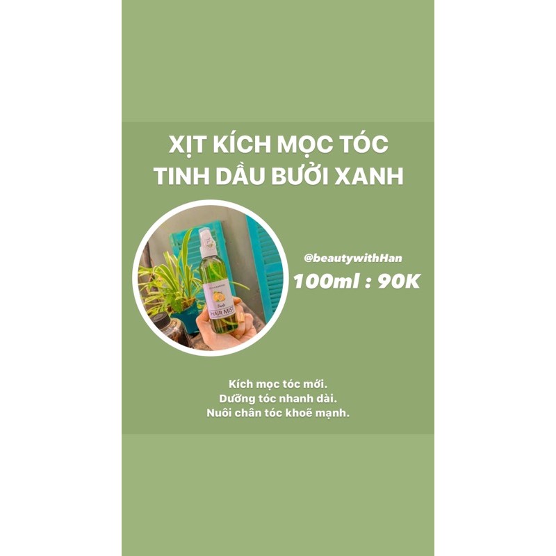 Xịt kích mọc tóc @beautywithHan | BigBuy360 - bigbuy360.vn