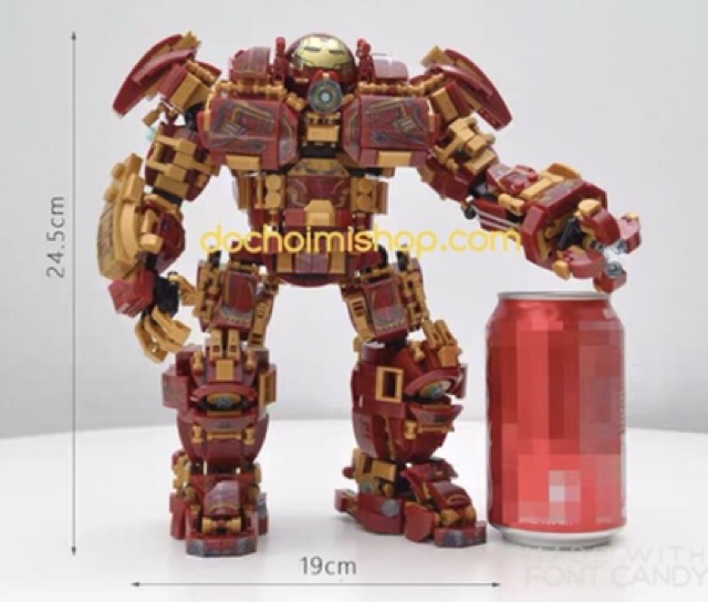 Lắp Ráp 76026 Bộ Giáp Iron Man Hulkbuster 1.450pcs