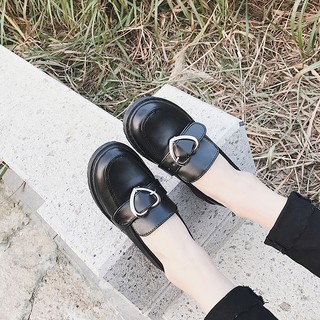 giày bệt mũi tròn ulzzang..