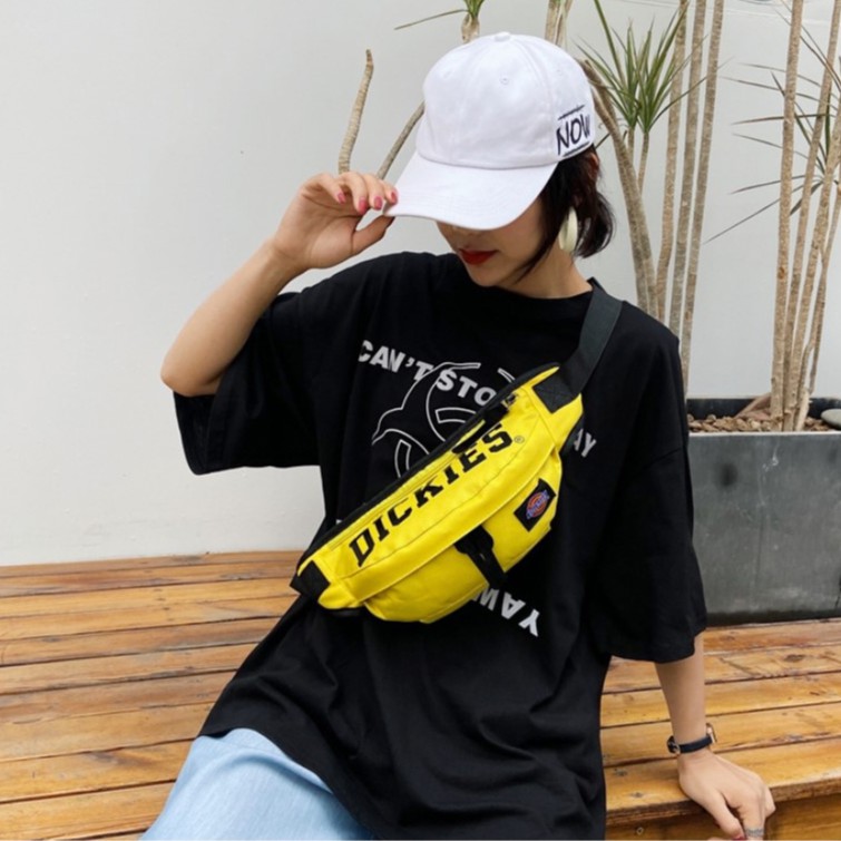 Túi đeo chéo nam & nữ Canvas ⚡Dickies version 3⚡Túi bao tử chéo thời trang cao cấp | WebRaoVat - webraovat.net.vn