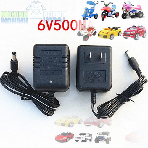 Sạc Ắc Quy 6V, 12V Dành Cho Xe Điện Trẻ Em, Có Đèn Báo, Tự Ngắt Khi Đầy