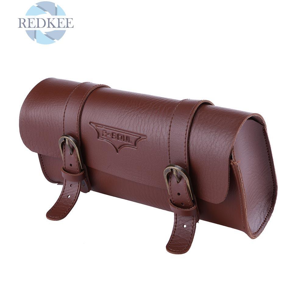 Túi Da Pu Treo Yên Xe Đạp Phong Cách Retro