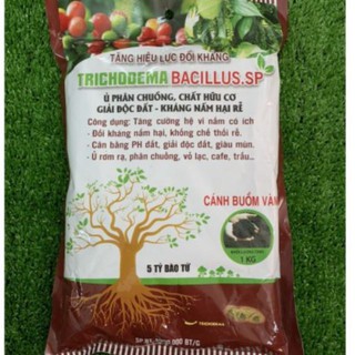 Trichoderma 1kg - chế phẩm hữu cơ diệt nấm đối kháng, tăng hiệu lực đối kháng cho cây trồng