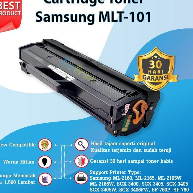 Hộp Đựng Mực Màu Đen Tương Thích Với Samsung Mlt-101 Mlt101 Mlt-D101S Ht0