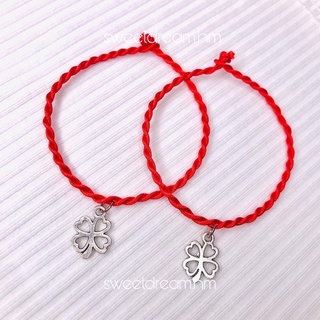Vòng tay handmade chỉ đỏ may mắn