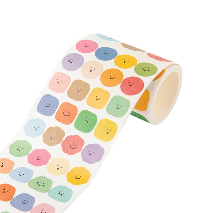 Băng Cuộn Nhãn Dán ARTBOX Hình Biểu Tượng Cảm Xúc Nhiều Màu Sắc