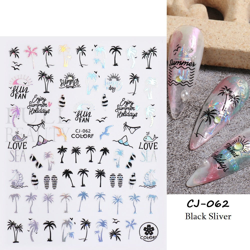 Miếng Dán Trang Trí Móng Tay 3D CHCJ055-063