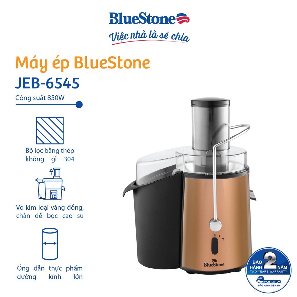 Máy Ép Trái Cây BlueStone JEB-6545 (850W) - Hàng chính hãng - Bảo hành 24 tháng