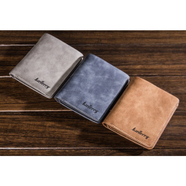 Ví Nam Dáng Cao cấp Baellery Bền Bỉ Nhỏ Gọn Nhiều Ngăn Đựng Thẻ 583 - Hata24h