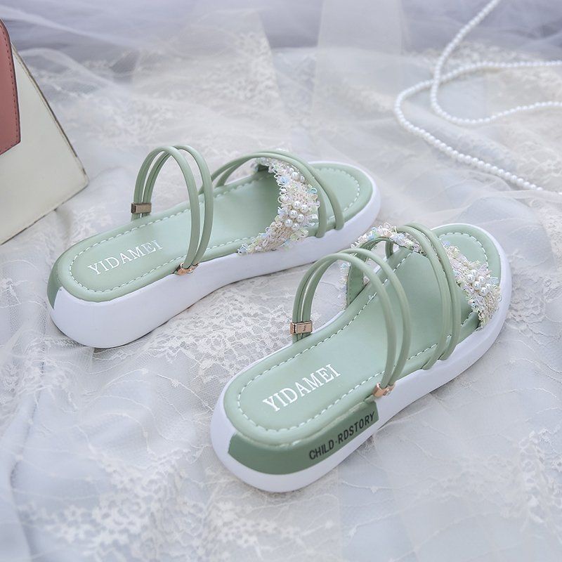 Sandal đế xuồng vừa hai quai phong cách thể thao mùa hè cho phụ nữ mang thai