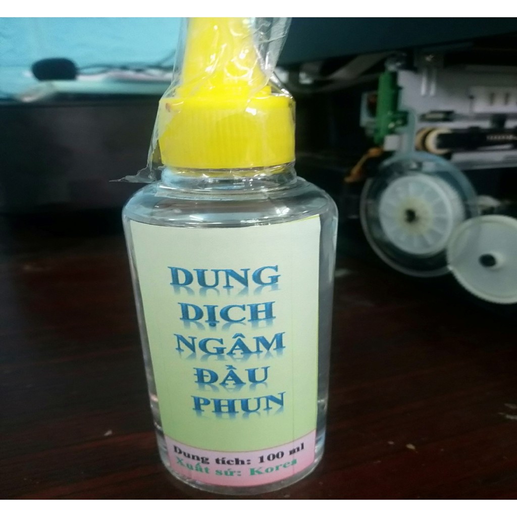 Dung dịch ngâm, rửa  đầu in phun màu