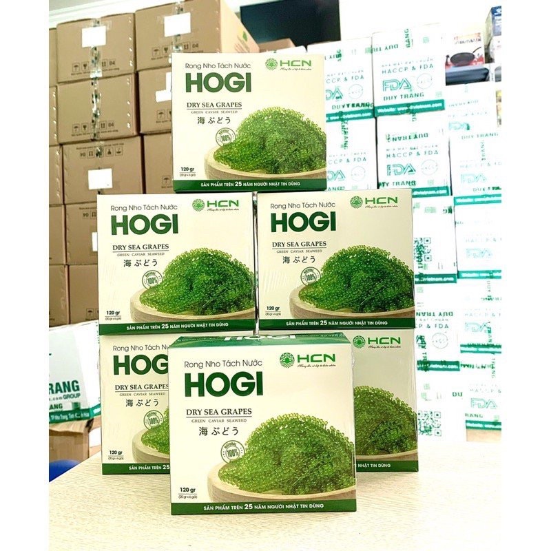 [Tặng kèm  nước sốt]- HỘP RONG NHO TÁCH NƯỚC HOGI-6 gói | BigBuy360 - bigbuy360.vn