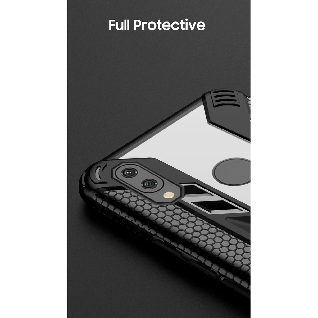 ốp điện thoại Trong Suốt Kèm Nhẫn Móc Ngón Tay Cho Xiaomi Mi 8 Lite Case Mi8