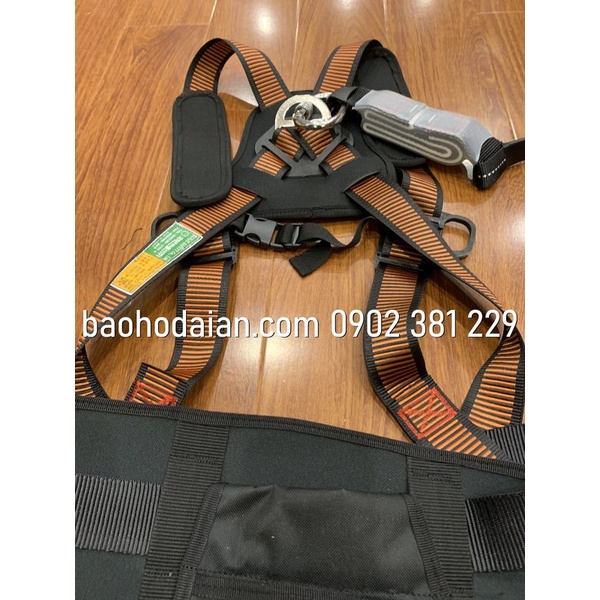 Dây an toàn thân Hàn Quốc kiểu Kujie 2 móc nhôm (dây đàn hồi)-đầy đủ phụ kiện