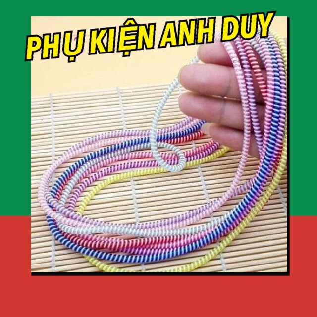 2 CHIỀC - Dây quấn LOẠI 2 MÀU(3 dây quấn đủ 1 tai nghe hoặc 1 dây sạc)
