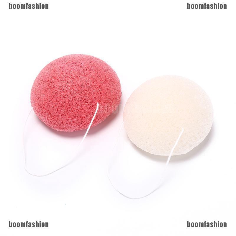 (hàng Mới Về) Set 2 Mút Rửa Mặt Konjac Than Hoạt Tính Tự Nhiên Hình Tròn Mềm Mại | BigBuy360 - bigbuy360.vn