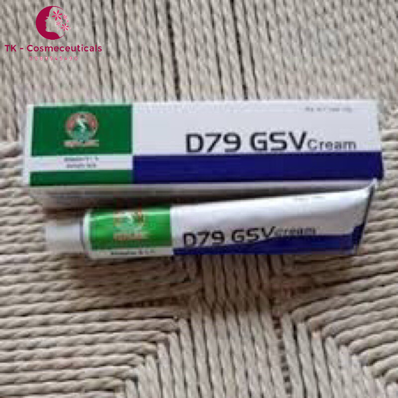 D79 GSV Cream / D79 GSV New Gel Giảm Mụn Trứng Cá, Mụn Lưng, Dày Sừng Nang Lông - 15g