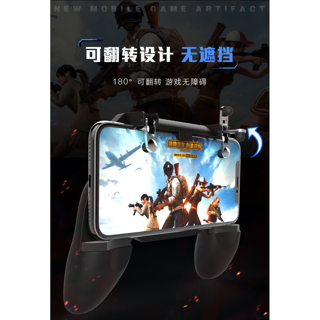 Tay cầm chơi Game bắn súng PUBG W10 cho điện thoại