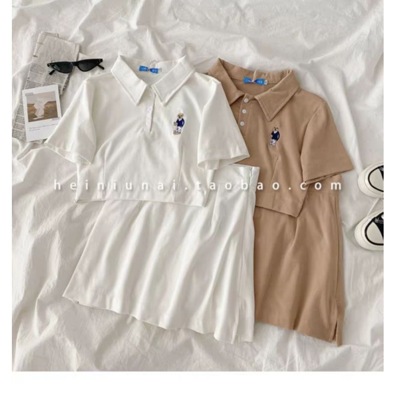 Set áo + chân váy thun cao cấp