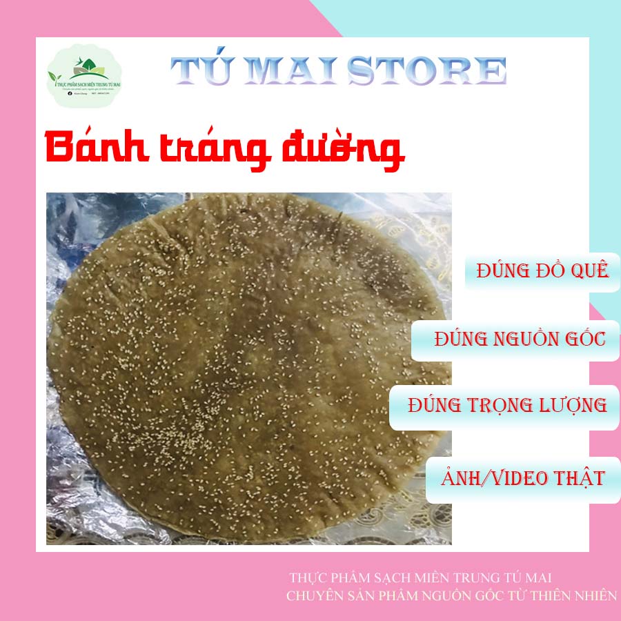 🌺ĐỒ QUÊ CHÍNH GỐC🌺Bánh tráng đường