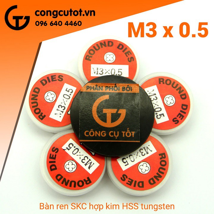 BÀN REN SKC M3X0.5 NHẬT BẢN