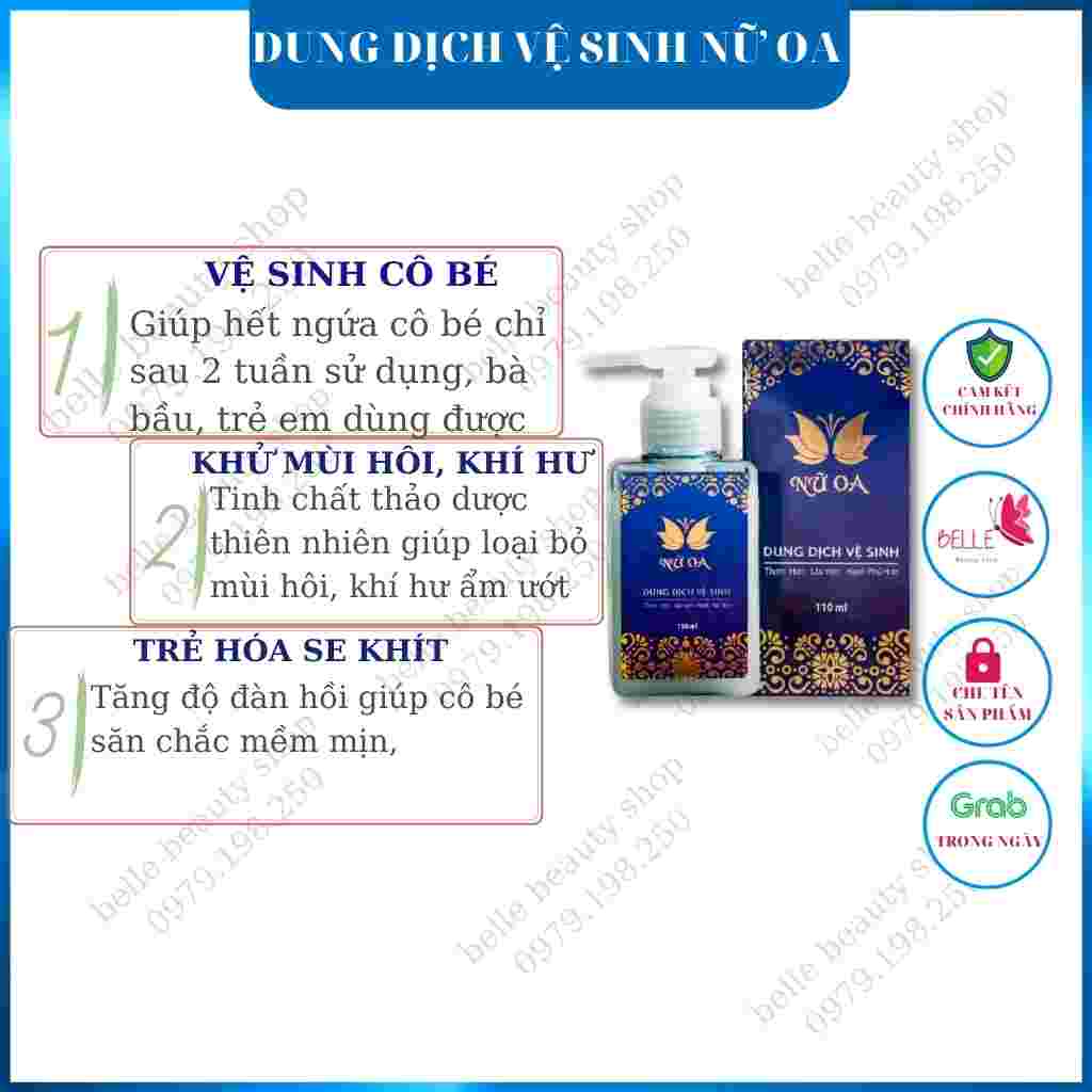 Dung Dịch Vệ Sinh NỮ OA The Mát Không Bọt Giúp Khô Thoáng Cả ngày (110ml)