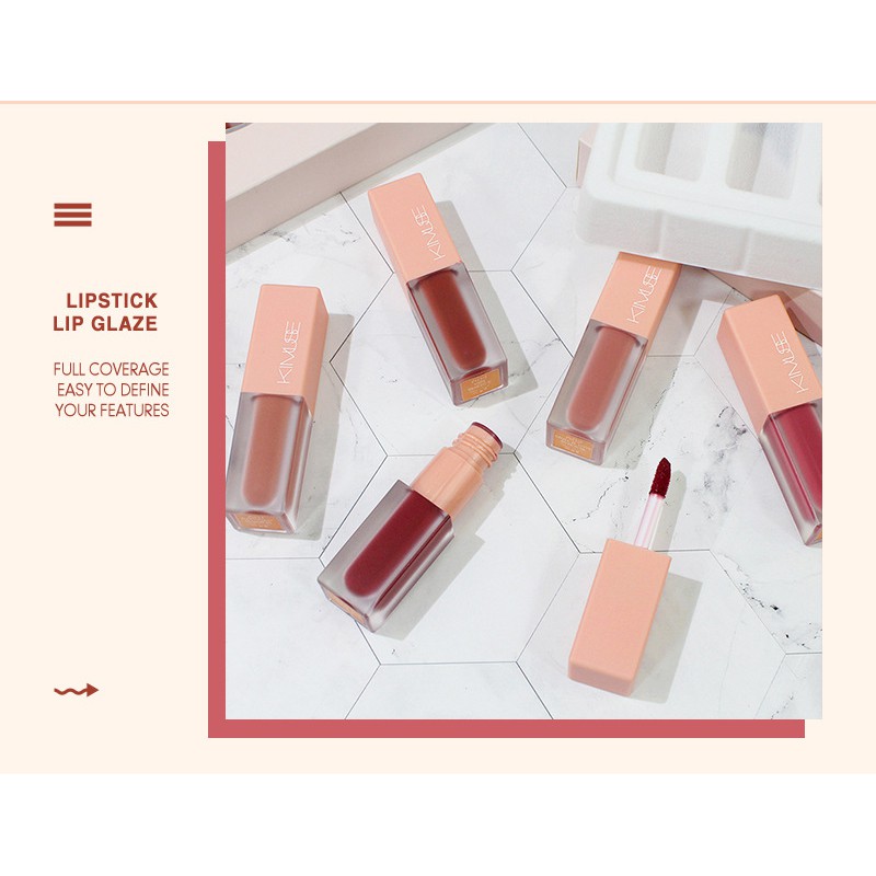 VEET (Hàng Mới Về) Set 5 Thỏi Son Kem Kimuse Tông Lì Chống Nước Lâu Trôi | BigBuy360 - bigbuy360.vn