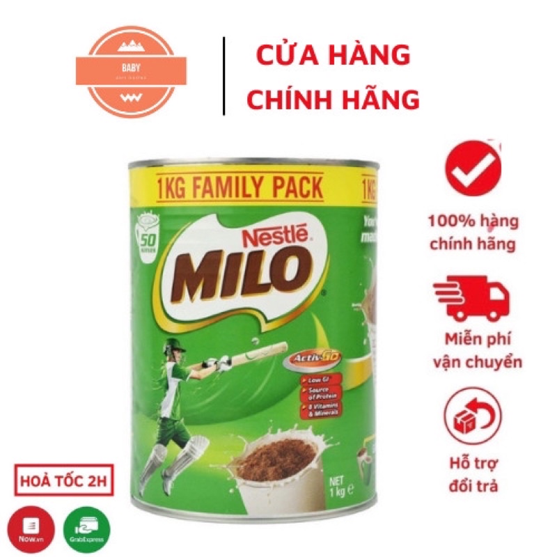 Sữa Milo nội địa của Úc - 1kg mẫu mới date 2023