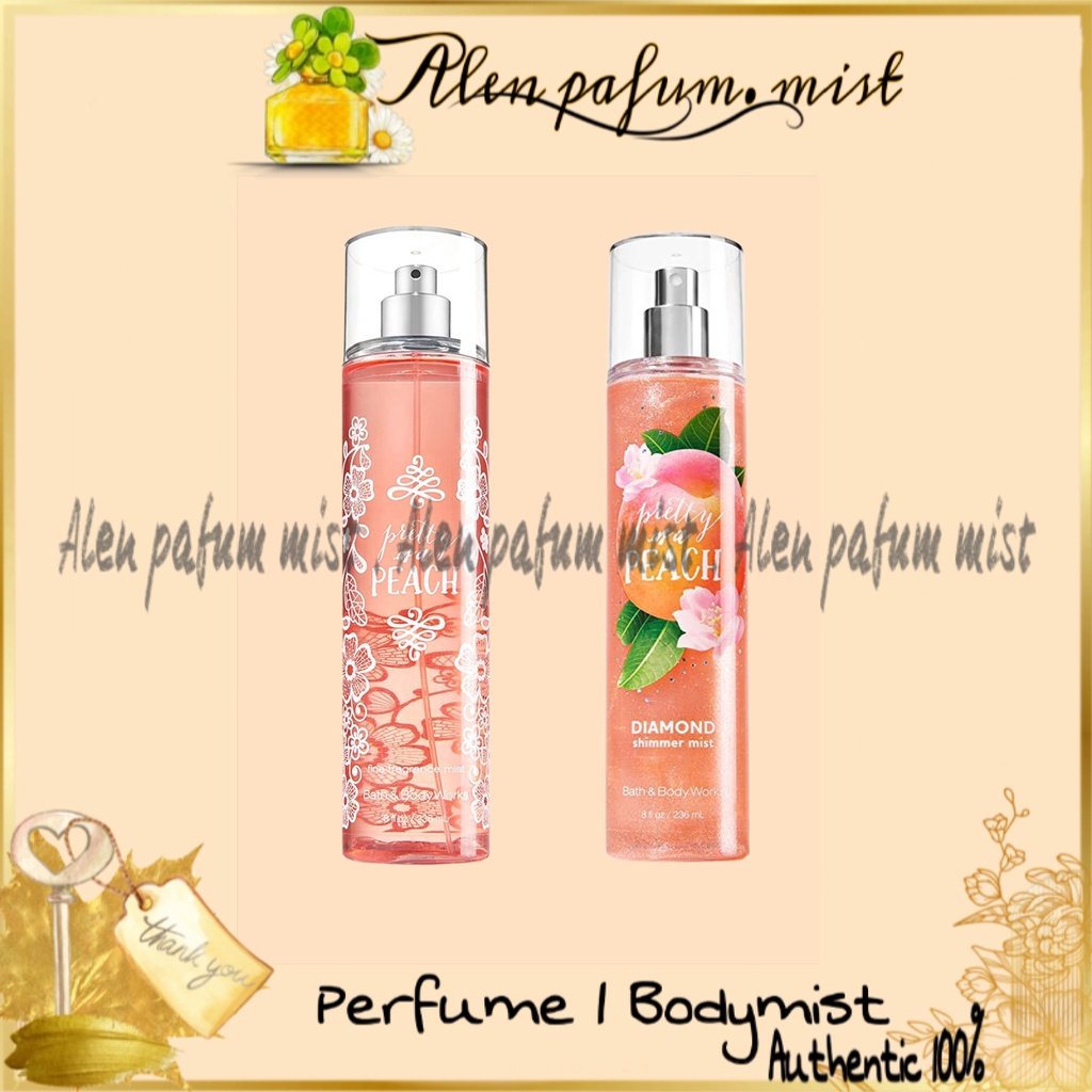 -𝐀𝐥𝐞𝐧'𝐩𝐚𝐟𝐮𝐦 © Xịt toàn thân Body Mist Bath & Body Works - Pretty As A Peach 30ml/50ml/100ml | BigBuy360 - bigbuy360.vn
