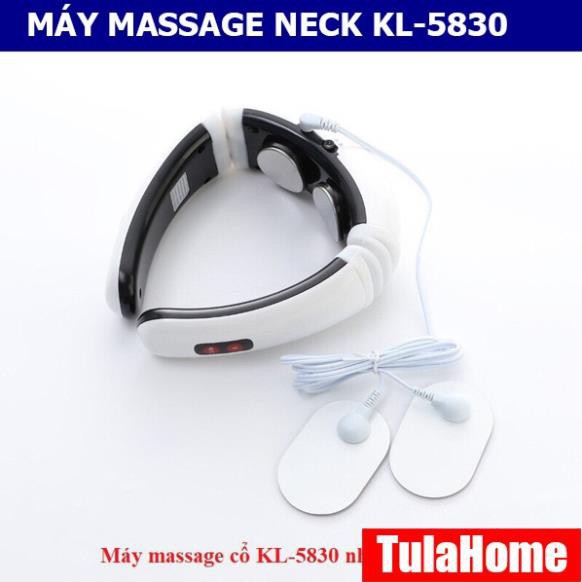 Máy Neck Massage TulaHome KL 5830 trị liệu đau cổ vai gáy có 6 cấp độ rung