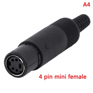 Phích cắm kết nối Mini DIN 3/4/5/6/7/8
