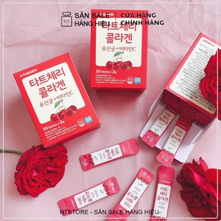 Bột uống cung cấp Collagen Cherry Hàn Quốc chính hãng 30 gói x 2g