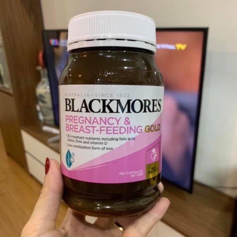 Vitamin Blackmore Pregnancy 180v tổng hợp cho bà bầu, mẫu mới