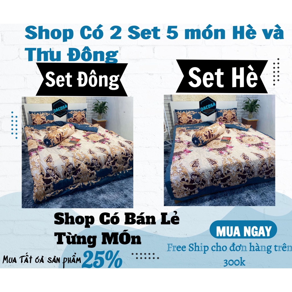 Ga trải giường cotton poly 1m6,1m8,drap giường hàn quốc nhập khẩu chính hãng DACOSA miễn phí bo chun | BigBuy360 - bigbuy360.vn