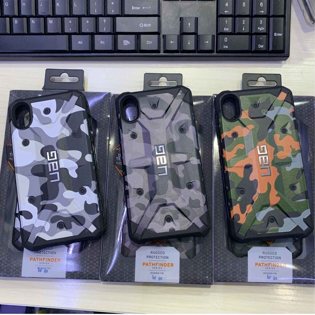 UAG Ốp Lưng Họa Tiết Rằn Ri Bảo Vệ Cho iPhone 11 pro 6 6S 7 8 plus X XS XR MAX