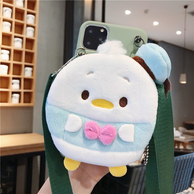 Ốp điện thoại chất lượng cao phối ví kiểu hoạt hình cho iPhone 11 Pro Max 6 6s 7 8 Plus X Xr XS Max | BigBuy360 - bigbuy360.vn