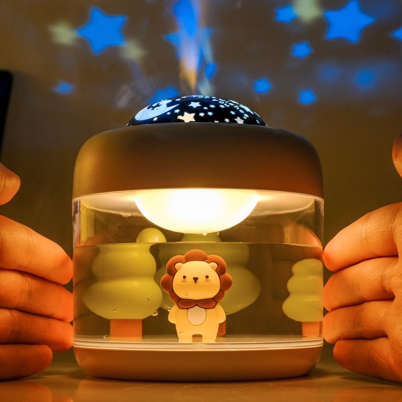 Máy phun sương cấp ẩm kiêm đèn chiếu sao Mizy phi hành gia dễ thương