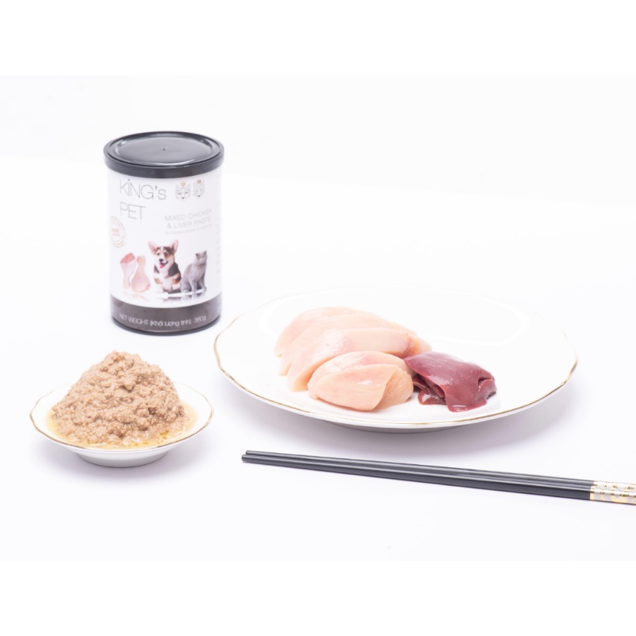 Pate King's Pet 380G Cho Mèo Có Vị Dành Cho Chó  từ 1,2,3,4,5,6,7,8,9 tháng đến hơn 1 tuổi - KingPet