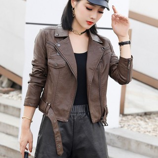 [SALE] Áo da nữ Biker jacket cao cấp